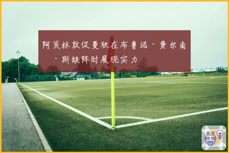 阿莫林敦促曼联在布鲁诺·费尔南德斯缺阵时展现实力